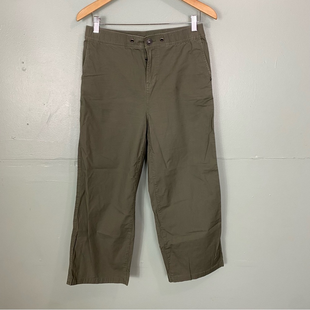 Vuori Ripstop Pant Wide Leg Green Medium
